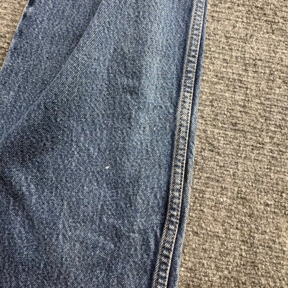 Levis 550 Jeans Mens 36x24 Blue Relaxed Fit Baggy Distressed Paint Splatter - Picture 12 of 16